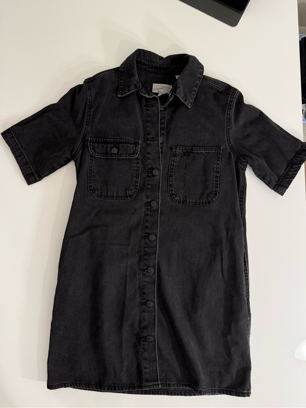Target Button-Front Denim Shirt Dress